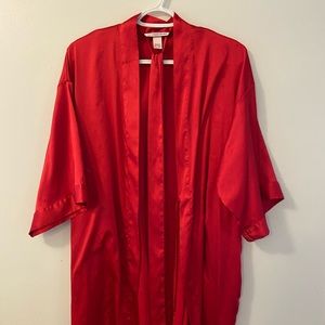Victoria’s secret red robe